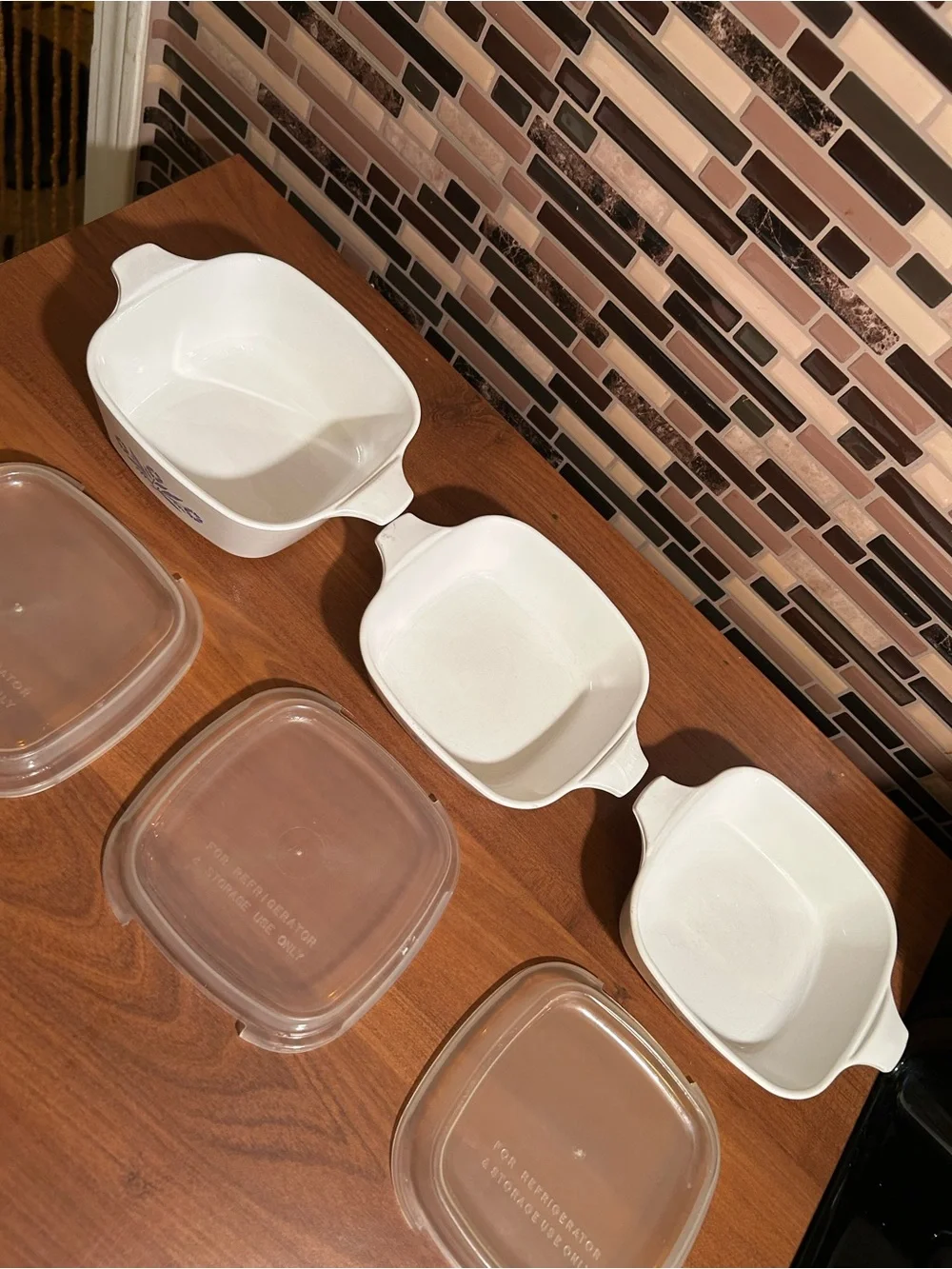 Vintage Corningware Blue Cornflower Casserole Dishes- Set of 3